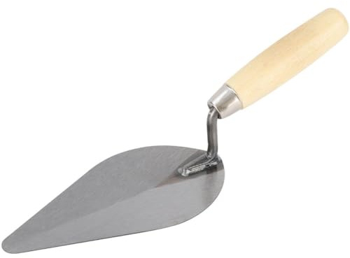 Muteitt Truelle À Jointoyer, Truelle À Briques, Truelle De Maçon, Truelle À Béton À Lame Pointue en Acier, Idéale pour Pose De Briques, L'épandage De Ciment Les Travaux De Maçonnerie.