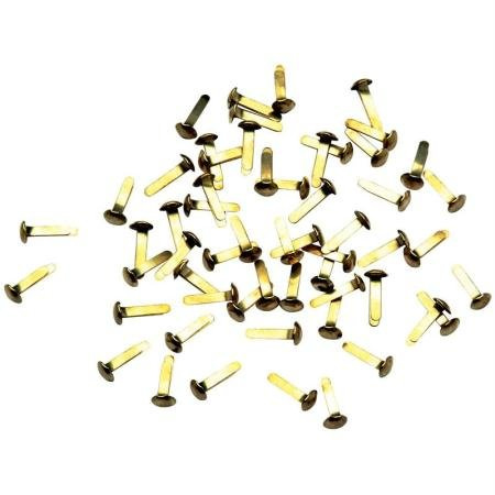 Musterbeutelklammern gold 50 Stück