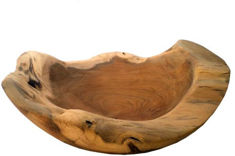 Ambientehome 32397 Dino - Frutero de Madera de tectona (30 cm)