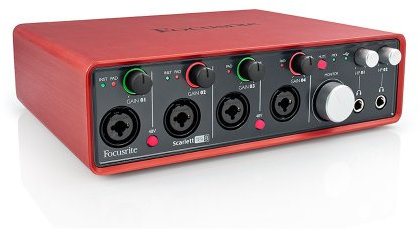 Focusrite Scarlett 18i8 Interface audionum▒rique USB 2.0 18 entrées/8 sorties Rouge