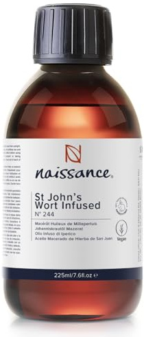 Naissance Macérat Huileux De Millepertuis (No. 244) - 225ml - Pure et Naturelle, Soins Intensifs Visage, Corps, Cheveux, Peau, Barbe, Ongles