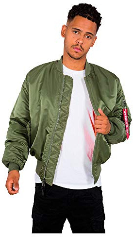 Alpha Industries MA-1 VF 59 Giacca bomber lunga da Uomo Sage-Green