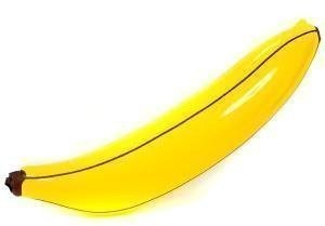 Henbrandt Affe-Party - Aufblasbare Banane 80 cm [Spielzeug]