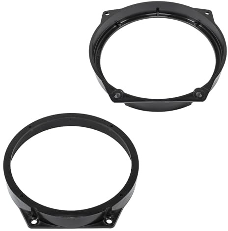 tomzz Audio 2804-009 Lautsprecherringe Adapter Halterungen kompatibel mit BMW Mini 2001-2008 Fronttür für 165mm DIN Lautsprecher