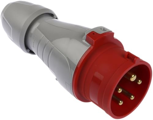 Legrand 555129 Fiche mobile droite P17 IP44 16A, 380V~ à 415V~, 3P+N+T