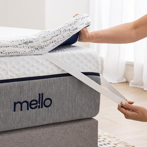 Surmatelas 140 x 200 - Viscosoft, Gel 5cm Mémoire de Forme, Accueil Moelleux, Mousse Gel Respirante, Ergonomique, Maintien Optimal, Housse Bambou déhoussable et Anti-dérapante
