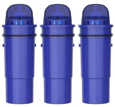 Waterspecialist CRF-950Z NSF Certified Pitcher Water Filter, Replacement for Pitchers and Dispensers PPT700W, CR-1100C, DS-1800Z and PPF951K, PPF900Z Water Filter (Pack of 3)