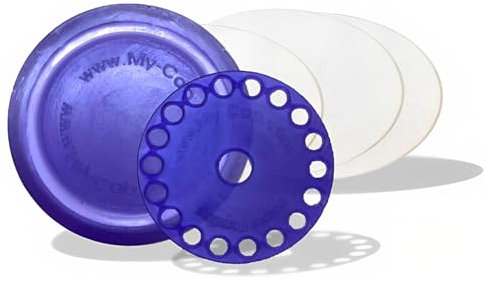 My-Cap Reusable Coffee Capsule Caps & Lid Set - Compatible with Nespresso Vertuo Pods - Reusable, Food Grade & BPA Free Coffee Pod Cap & Lid - Reuse & Reseal your Nespresso Vertuo Capsules