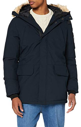 Schott NYC Anorak för män, marinblå, 3XL