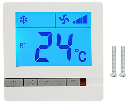 LCD digital termostat, fördröjning kompressor skydd fläktkonvektor enhet temperaturkontroll för infraröd fjärrkontroll