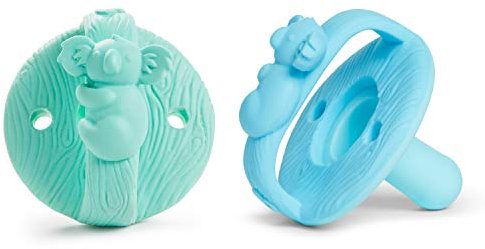 Munchkin WildLove Koala Sili-Soothe & Teether Silicone Soother & Teether-2 Pack