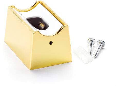 Fassung S14d Linienlampe für Osram Ledinestra Ralina (70 x 47 x 40 mm), 230 V, Metallsockel kompatibel mit LED Lampen, max.35W max. 60W S14d 500 mm Linestra, Messing, Gold