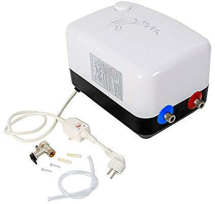 Calentador de agua eléctrico de 1,5 kW, pequeño acumulador de 8 litros de agua caliente, calentador eléctrico, depósito bajo la mesa resistente a la presión