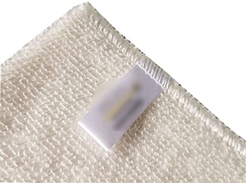 uds. De paño de Limpieza Grueso de Fibra, Estropajo de Cocina, Toalla Blanca para Platos, Trapos de baño, paño de Cocina (10 uds. 23cm x 18cm)