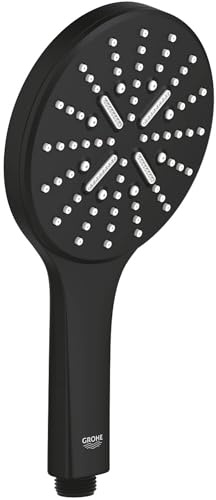 GROHE Handbrause 3 Strahlen 13cm SmartActive Phantom Black - 22127KF0
