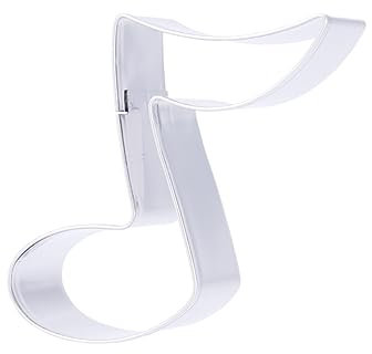 Alipis Musical Note Cookie Cutters Fondant Biscuit Moulds Stainless Steel Baking Tools Cake Chocolate Moulds for DIY Pastry Kitchen Use