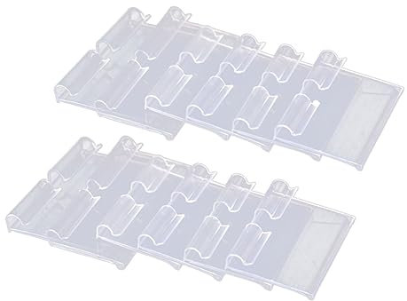 HAPINARY 50 Stück Kunststoff-preisschilder Transparente Pvc-preisschilder Für Supermärkte Einzelhandelsgeschäfte Läden