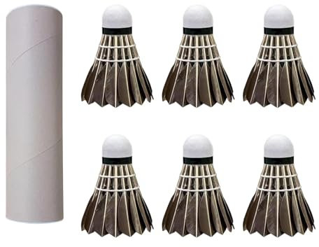 KJDKNC Professionelles Hochgeschwindigkeits Badminton Set Entenfeder Badminton Federbälle Mit Großer Stabilität Und Haltbarkeit