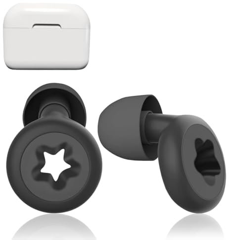Bouchons D’Oreille, Bouchon D'Oreille Protection Auditive, Protection Auditive Super Douce et Réutilisable en Silicone Flexible, pour Le Sommeil, La Concentration, Les Voyages