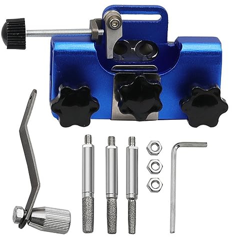 Sctecoau Affûteur de Chaîne à Main pour Affûter les Maillons de Chaîne D'une Tronçonneuse, Outil Portable D'Affûtage de Chaîne de Tronçonneuse à Main, Installation Facile.