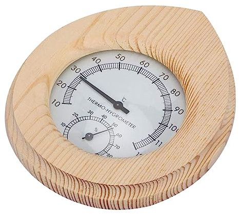 Warmhm 1pièce Hygromètre Et Thermomètre Pour Sauna Mesure Température Humidité Intérieur Et Extérieur Accessoire Pour Salle De Sauna Et Jardin