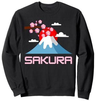 Linda flor de cerezo japonesa Sakura Sudadera