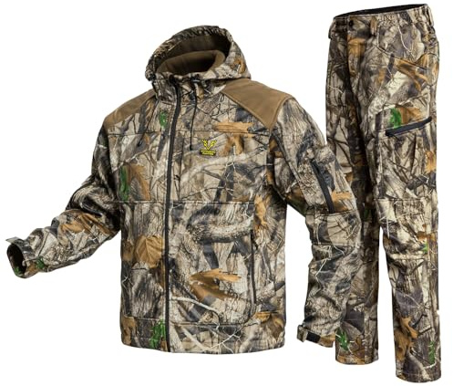 Ruhiger Jagdanzug, Camouflage, Softshell-Kleidung, Kleidung, Hoodie, Jacke, Hose für Herren