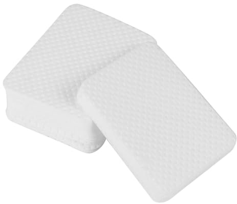 STOBAZA 540 Stück Wattepads aus Baumwolle und Mullstoff für Make Up Entfernung und Nagellackentferner Weiß Hautfreundlich für Hautpflege und Abschminken