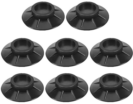 Washing Machine Base Anti Vibration Feet Pads Rubber Mat Slipstop Silent Dampers Stand Universal Washing Machine Refrigerator Furniture Foot Pad(Black 8pcs)