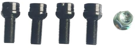 DCXXAN Bulloni Ruota, per VW per Bora 1998 1999 2000 2001 2002 2003 2004 2005 per Fox 2005-2011 Bulloni Ruota antifurto M14*1.5 Viti con Punta + Chiave