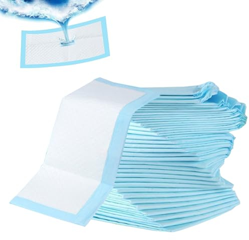 Matelas à langer – 100 tapis absorbants doux, coussinet portable imperméable, design matelassé respectueux de la peau, protection fiable contre les fuites | Contrôle des odeurs pour les nourrissons, l