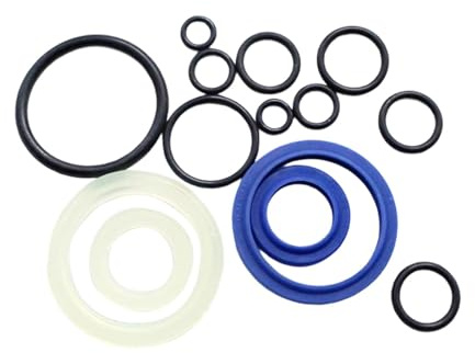 MotiveTech Kit de Réparation Lot Anneau D'Étanchéité Huile Pompe Hydraulique Accessoire Caoutchouc Résistant Usure Adapté Réparation Chariot Manuel Maintenance I, Style D