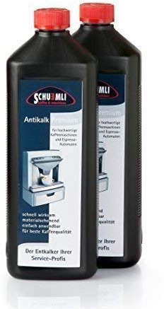 Schuemli Anticalcare Premium Disincrostante | Speciale Decalcificante per Macchine Caffè e Espresso-Maschinen | 1 x 1000 ML Liquido - 2 x 1000 ml