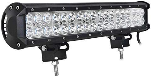 AUXTINGS Barre Lumineuse à Del de Puissance de 46 cm 108W phares antibrouillard projecteurs antibrouillard pour camions Hors Route