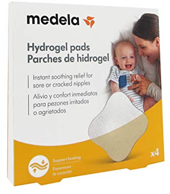 MEDELA Hydrogel Pads 4 Stück - Sofortige Schmerzlinderung bei wunden Brustwarzen