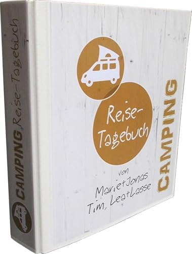 Camping-Reise-Tagebuch für Campingbus PERSONALISIERBAR Ringbuch DIN A5