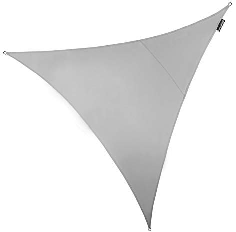 Kookaburra Waterproof Garden Sun Shade Sail Canopy in Silver 98% UV Block (3m Triangle)