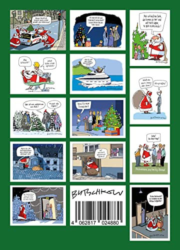 13 Peter Butschkow Weihnachtspostkarten - Postkartenset lustige Weihnachten