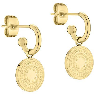 Ohrring mit Anhänger aus Edelstahl