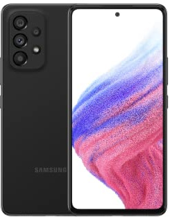 Samsung Galaxy A53 5G (SM-A536E/DS) Dual SIM,128 GB 6GB RAM, Factory Unlocked GSM, International Version - No Warranty - (Awesome Black)