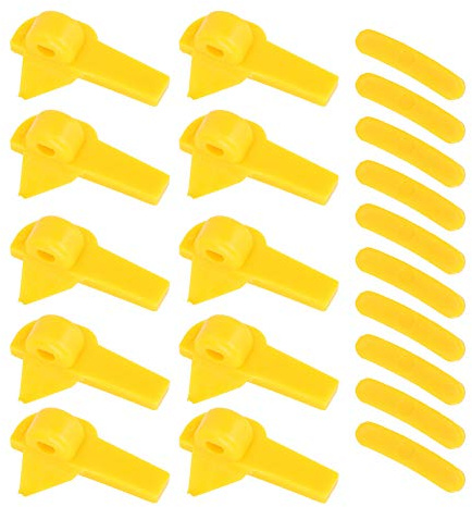 20 Protectores de Llanta Para Maquina Neumaticos, Desmontable Montaje Cambiador Neumáticos del Cabezal Desmontaje Protector Neumaticos Cabeza Herramienta Instalación Inserto Pato Neumático Parte