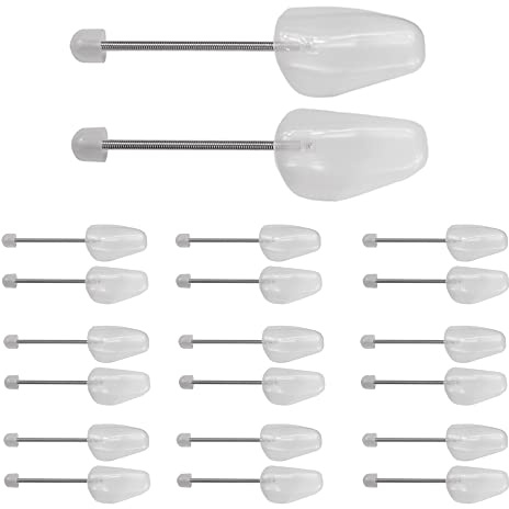 WOCTDTHW Shoe Trees for Sneakers Shaper Plastic Men Shoe Stretcher Shape Boot Holder Prevent Creasing, White 10 Pairs, Men