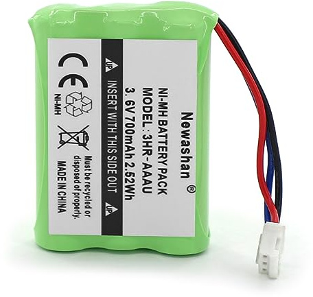 3HR-AAAU Batterie 700mAh 3,6V pour Bang & Olufsen BEOCOM 6000 MKII | BeoCom 1 M6000 MKII Compatible, Téléphone Sans Fil, Rechargeable Ni-MH AAA, Batterie de Rechange
