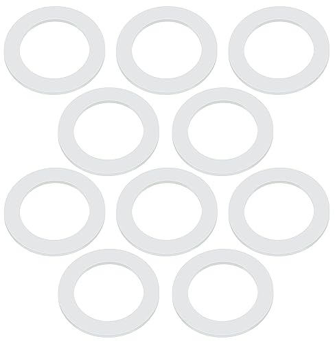 OTOTEC Lot de 10 bagues de réduction d'alésage de lame de scie en acier pour meuleuses d'angle, lames de scie circulaire, outils de travail du bois, 30 x 20 mm