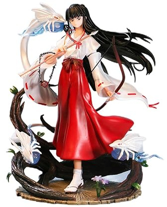EyLuL 27cm.Inuyasha Kikyo Anime Figur als Geschenk für Anime Liebhaber und Model Dekoration Enthusiasten