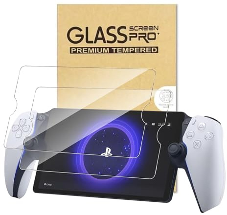 Fourmor 2packs Screen Protector For Sony Playstation PS5 Portal 8 inch, Anti-Scratch,Anti-Fingerprint,9H Hardness [HD Clarity] Anti-scratch Bubble Free for Sony Playstation PS5 Portal 8 inch 2023.