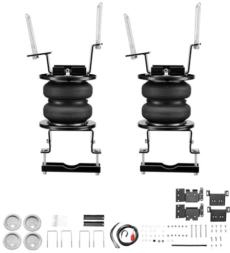 VEVOR Kit di Sospensione Airbag, Kit di Sospensioni Pneumatiche Compatibile con Chevrolet Silverado 2500/3500HD 2011-2019 e GMC Sierra 2500/3500HD 4WD RWD, Airbag Carico 2267,96 kg, da 5 a 100 PSI