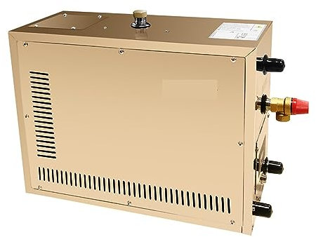 Generador de sauna Nerador de automático de acero inoxidable de 9kw, máquina de baño de for sala de Sauna con descalcificación automática for controlador Digital de sala de Spa Protección eficaz contr