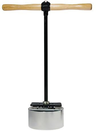 Standard Golf PRO II Hole Cutter - 8 Diameter Golf Hole Cutter | Grass Plugger with Hot-Rolled Tubing & Carbon Steel Shaft | Adjustable Depth Collar, Foot Ejector for Putting Green Hole Cutting