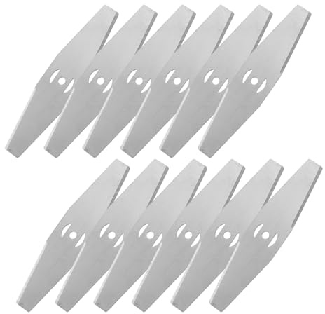 Metall-Rasentrimmer-Klingen, 12 PCS | Rasentrimmer Metall Klinge, Ersatzklinge Metall Klinge, Ersatzklingen Elektrische Rasentrimmer